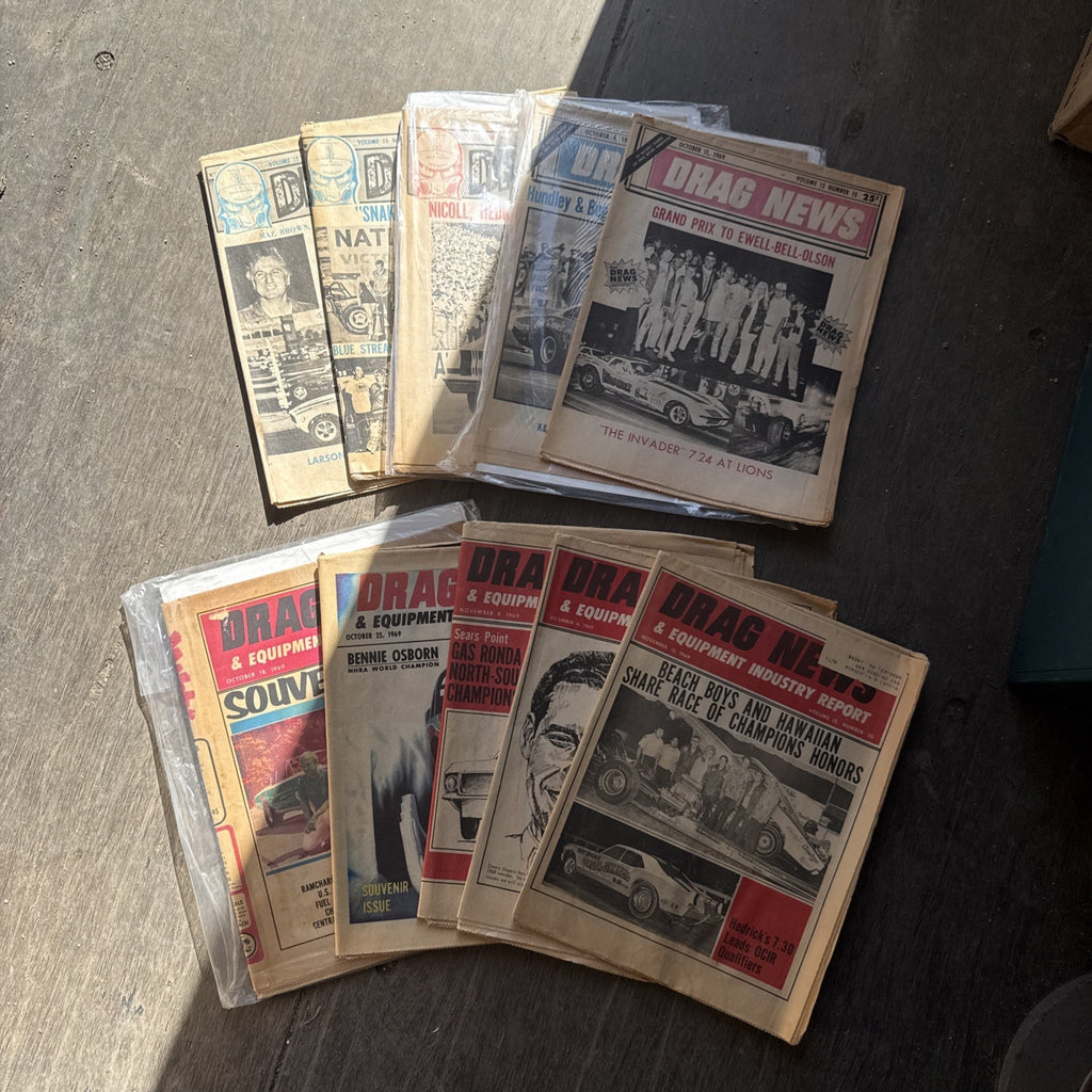 Vintage Drag News Magazine 1969 Volume 15 Drag Racing NHRA Don Garlits Lot0