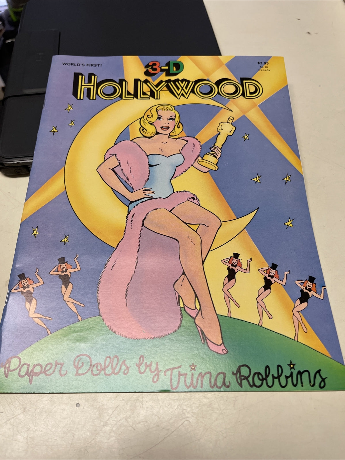 Vintage Paper Doll Hollywood 3D W Glasses/viewer By Trina Robbins 19880