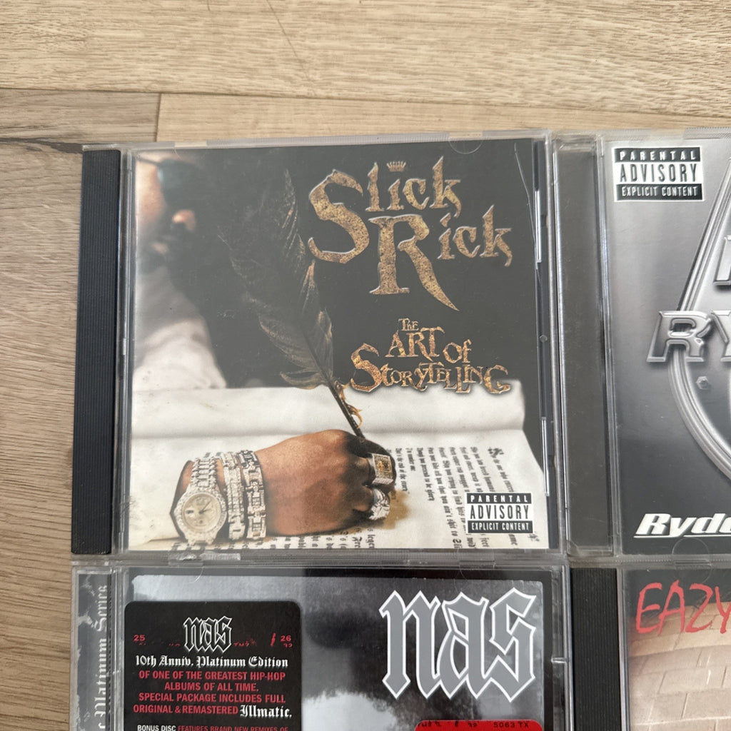 Classic Hip-Hop CD Lot: Nas Illmatic, Master P Ghetto D, Mystikal, Slick Rick1
