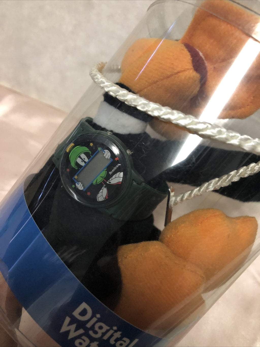 Vintage Looney Tunes Digital Watch Daffy Duck Marvin The Martian By Armitron1