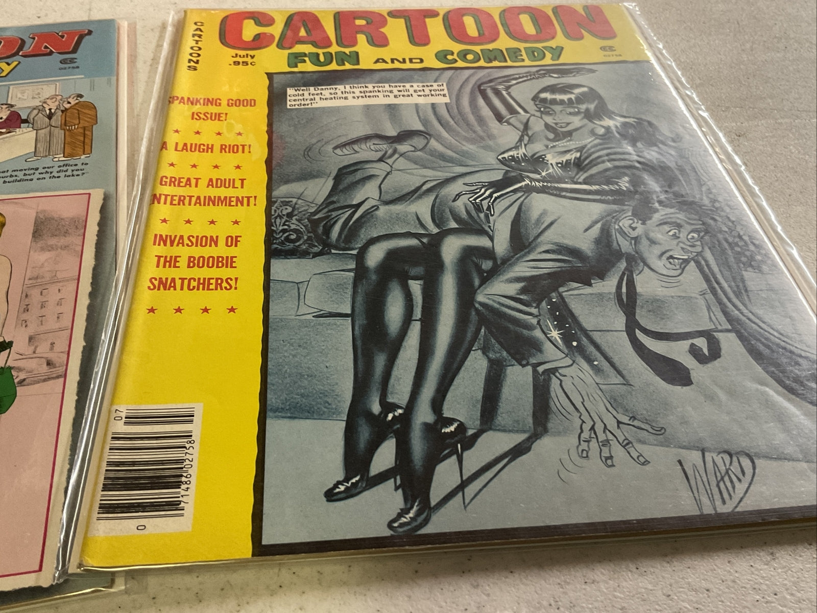 Vintage Cartoon Fun and Comedy Magazine Lot Of 5 Cartoons and Pinups - 1977-819