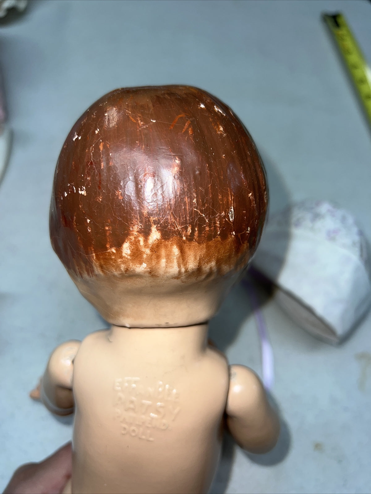 13” Rare Antique Effanbee Patsy Doll Composition Painted Face 9