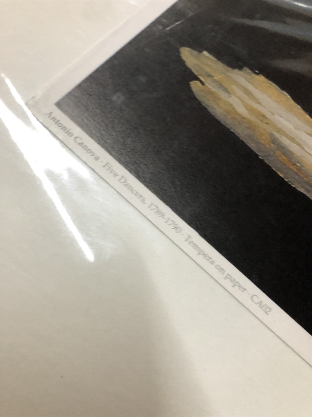 Anotonio Canova- Five Dancers - Porter Design 1994 Printed In Spain 34”x14.5”4