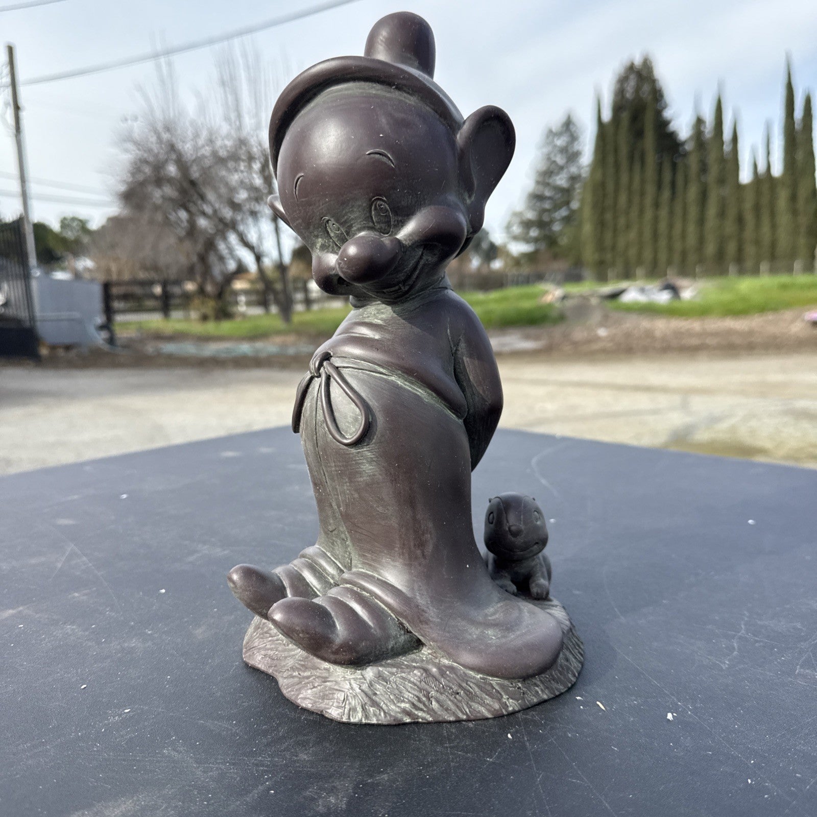 Large Disney Snow White Dopey Garden Gnome Statue Indoor/Outdoor 45