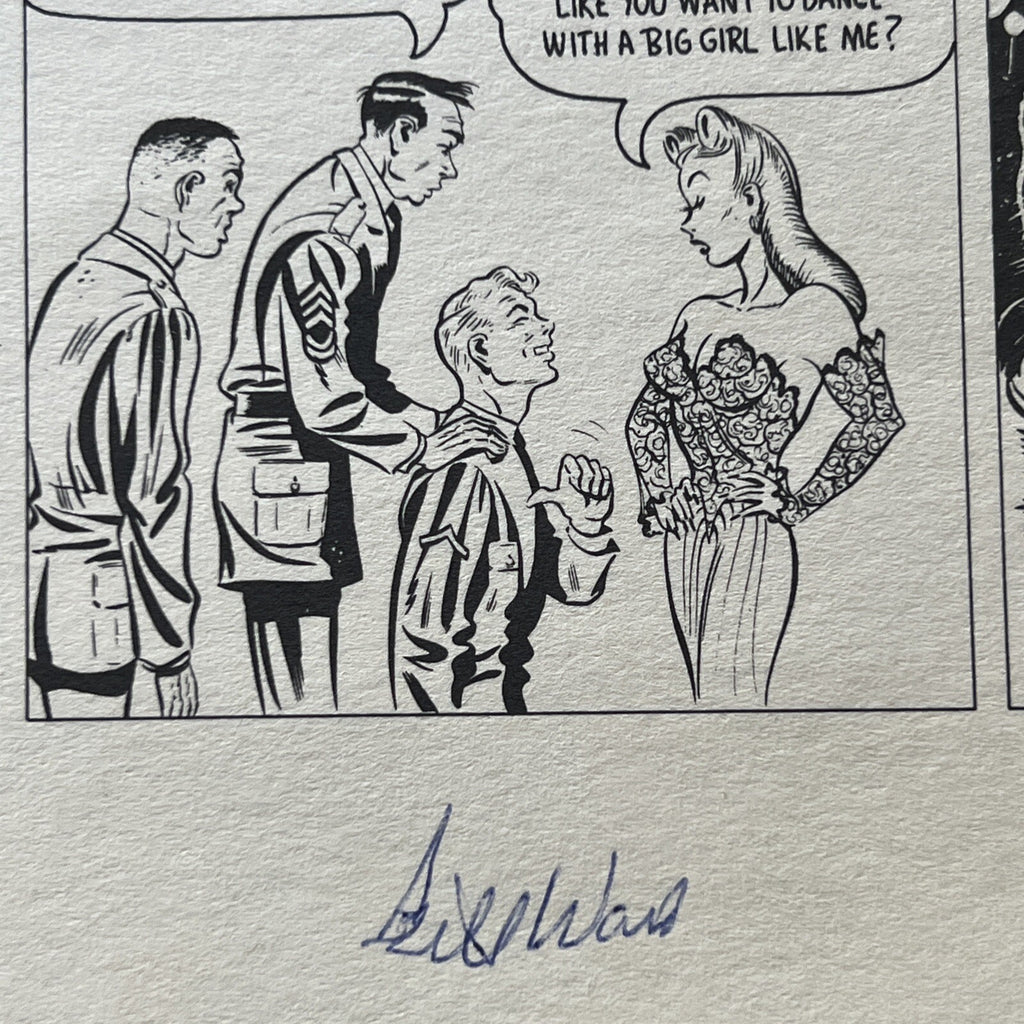 BILL WARD’S TORCHY 1943 US Army ANIMATION COMIC STRIP SIGNED By BILL WARD4