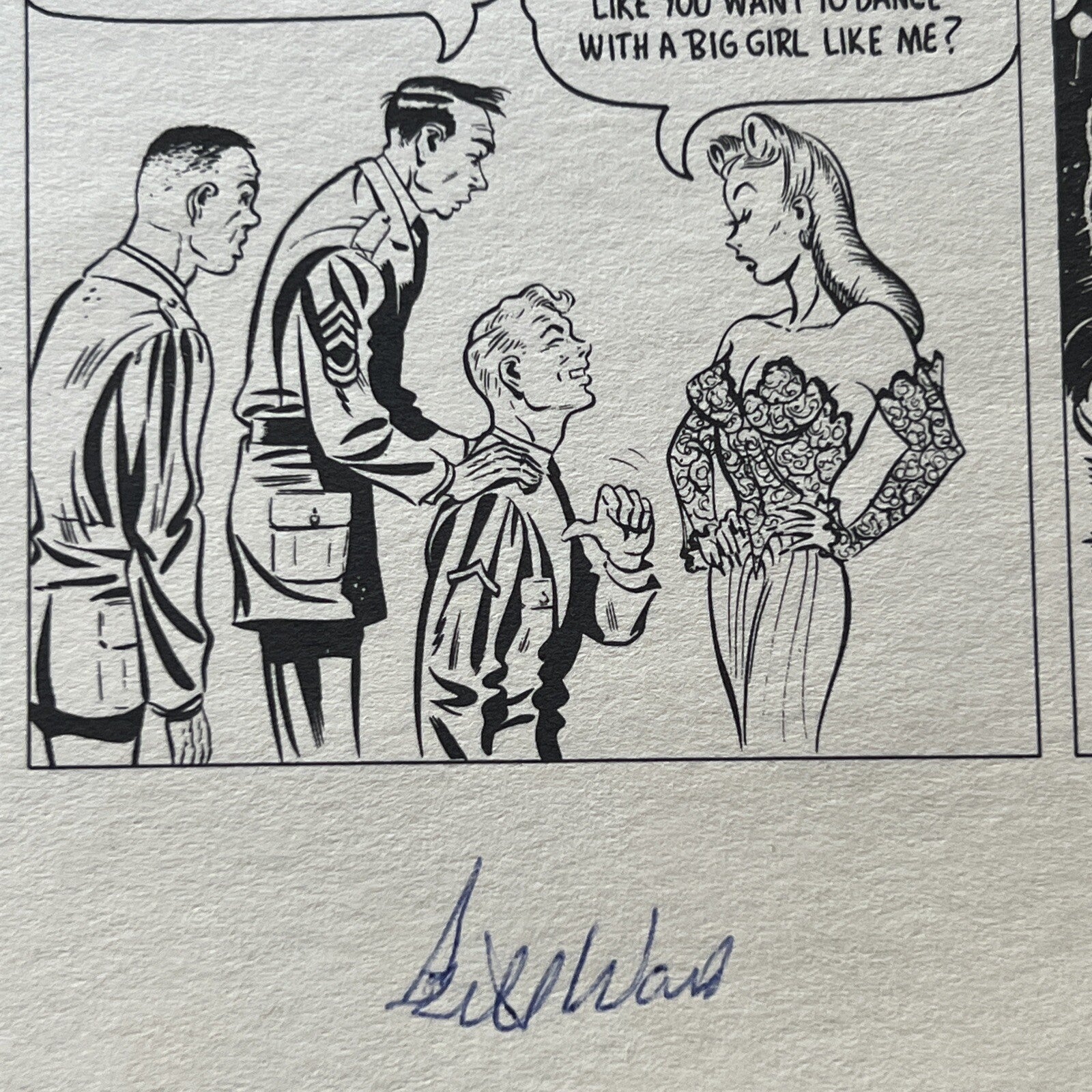 BILL WARD’S TORCHY 1943 US Army ANIMATION COMIC STRIP SIGNED By BILL WARD4