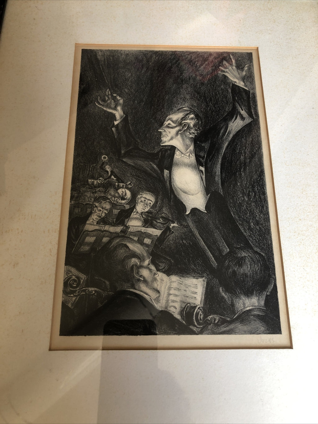 VINTAGE MERVIN JULES “CRESCENDO” A LIMITED EDITION SIGNED ORIGINAL LITHOGRAPH1