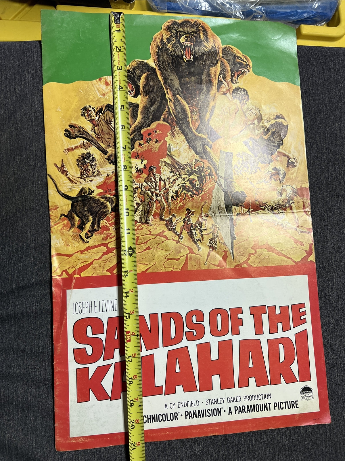 Vintage Movie Pressbook Sands of the Kalahari Paramount Pictures 1965 Film 10