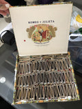 Wooden Romeo y Julieta Cigar Box Filled With 100+ Match Books0