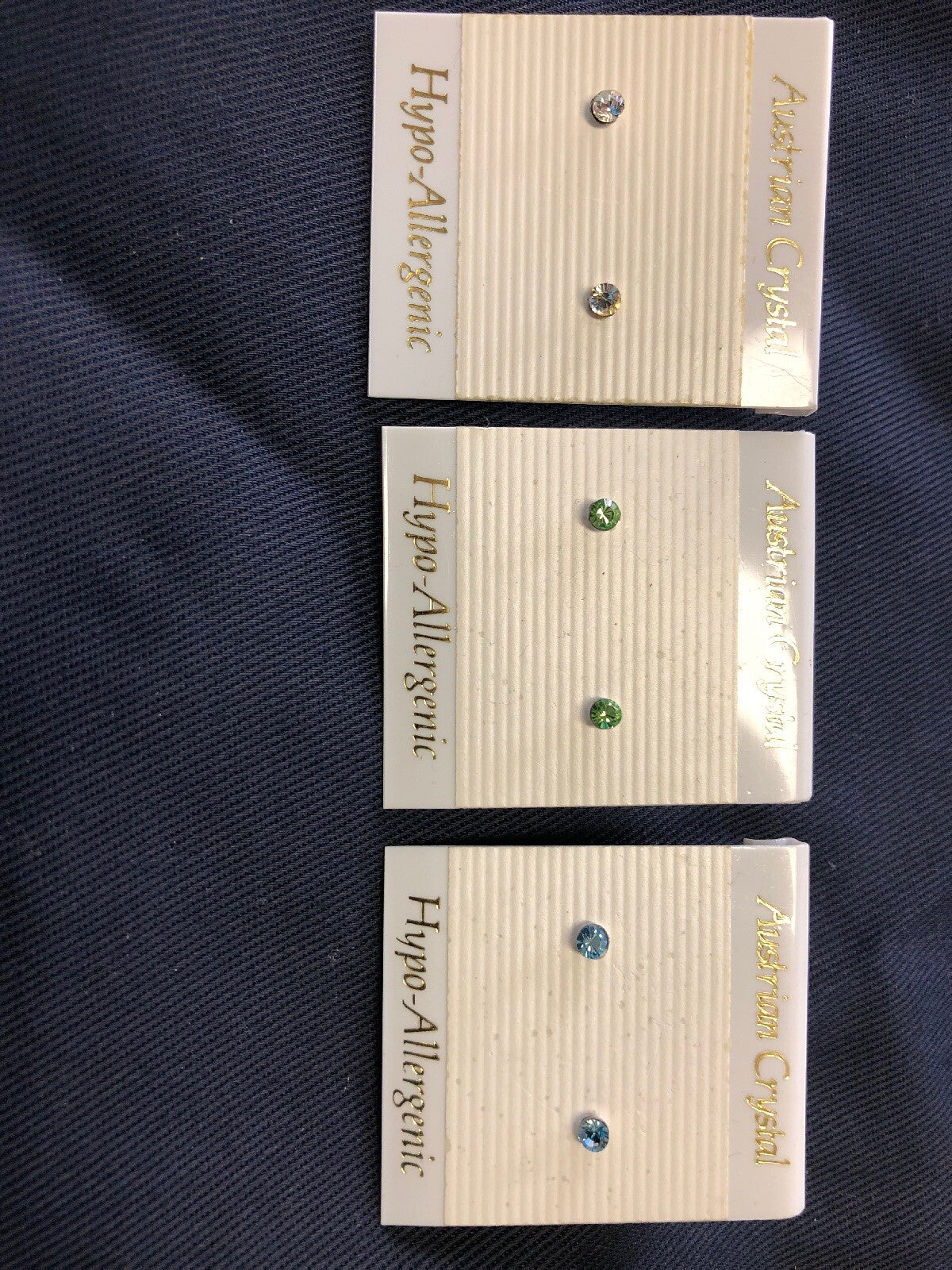 Round Circle Stud Earrings 5mm Light Crystal Made with Swarovski Hypoallergenic0