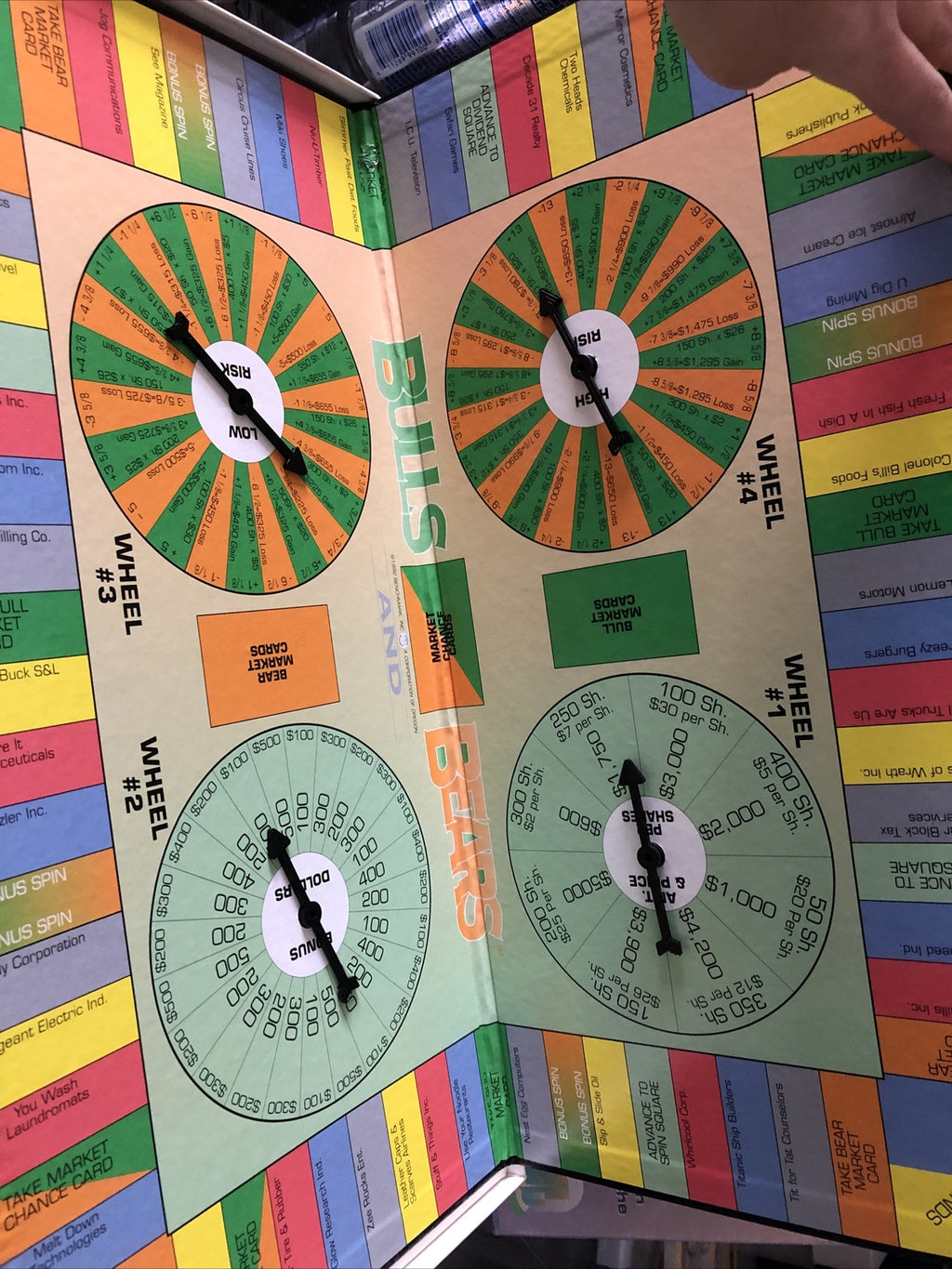 BULLS and BEARS Wall Street Board Game Vintage 19922