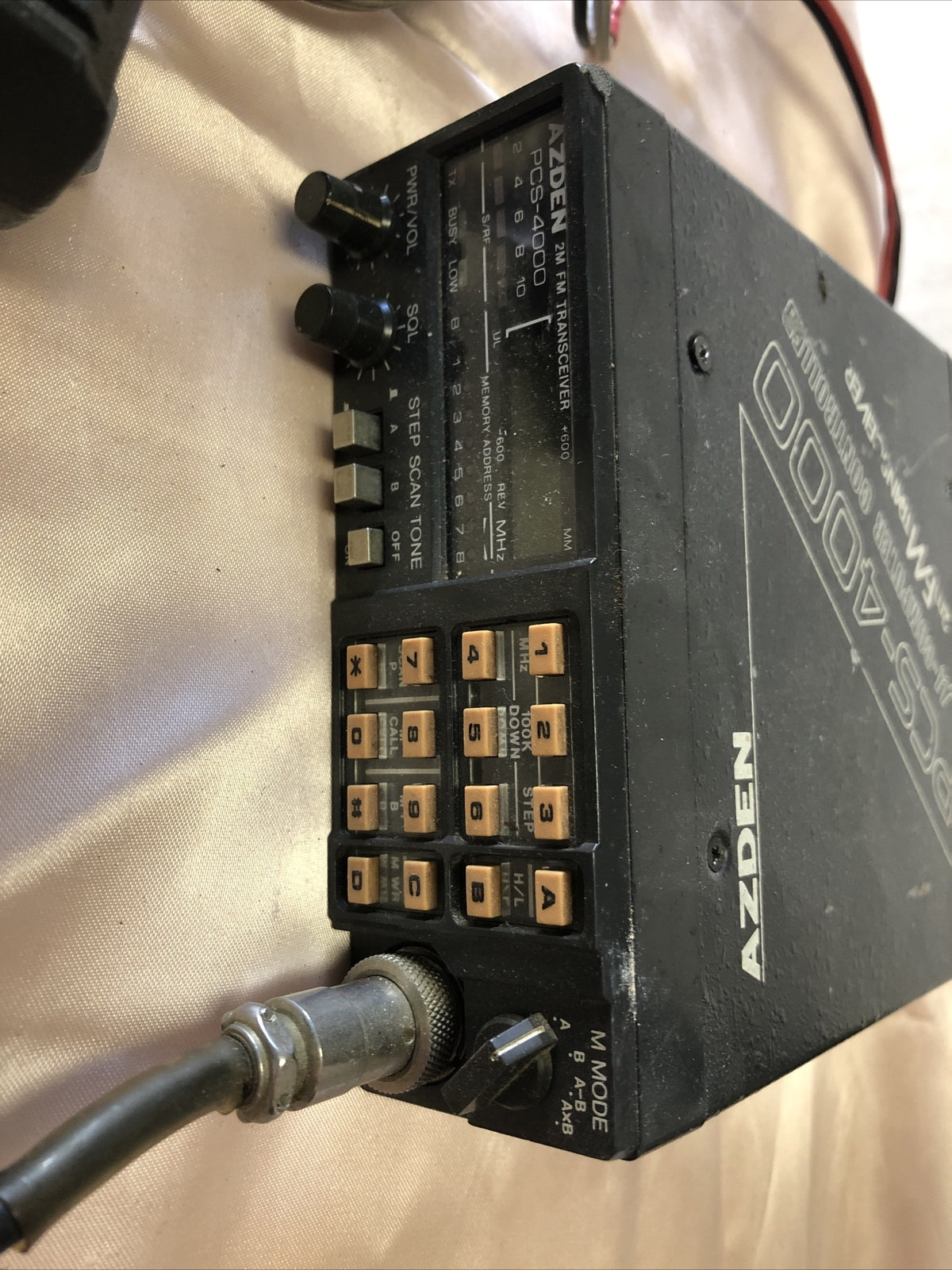 Azden PCS-4000 FM Transceiver Untested - For Parts1