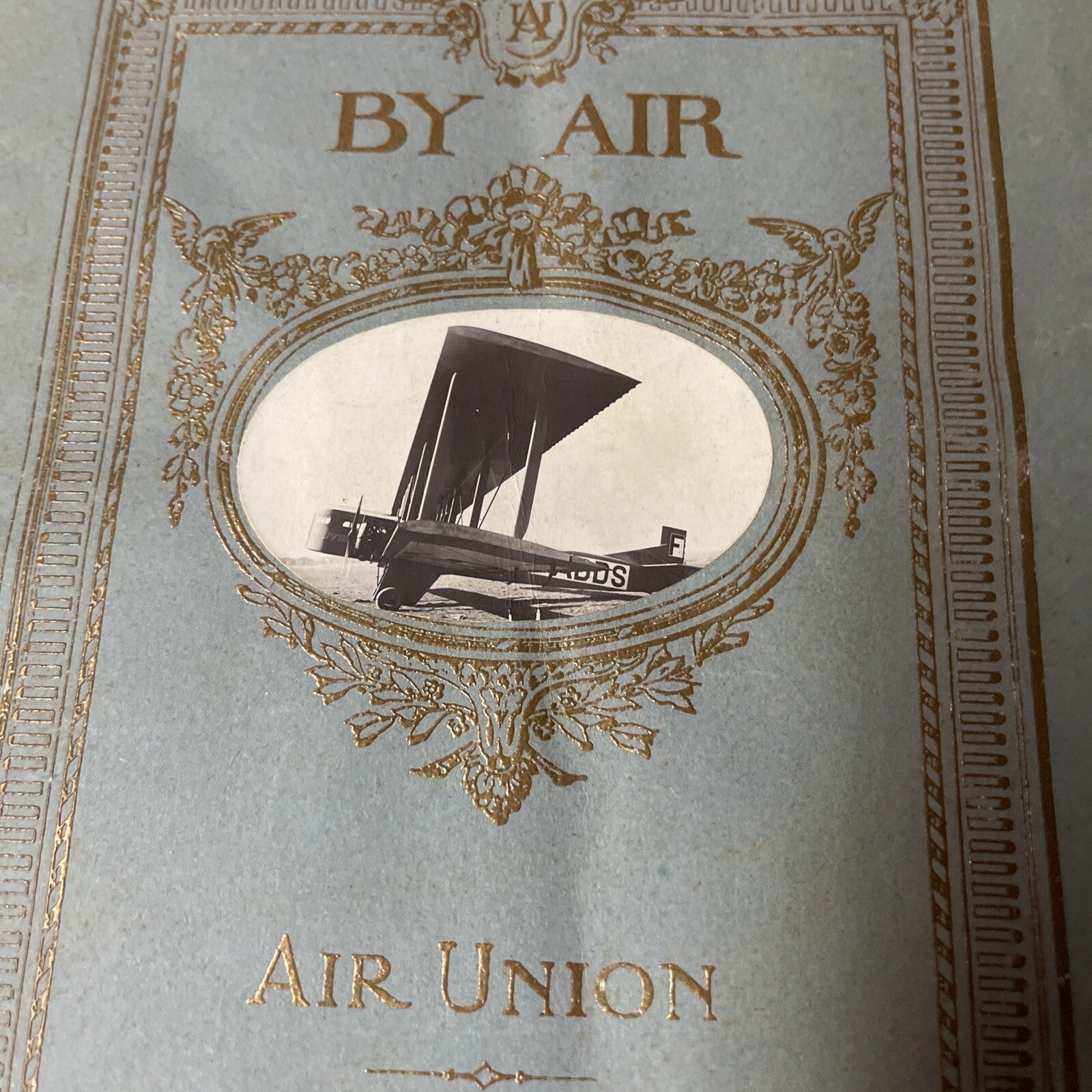 1924 Air Union By Air AIRLINE TIMETABLE  Brochure Aviation History Book1