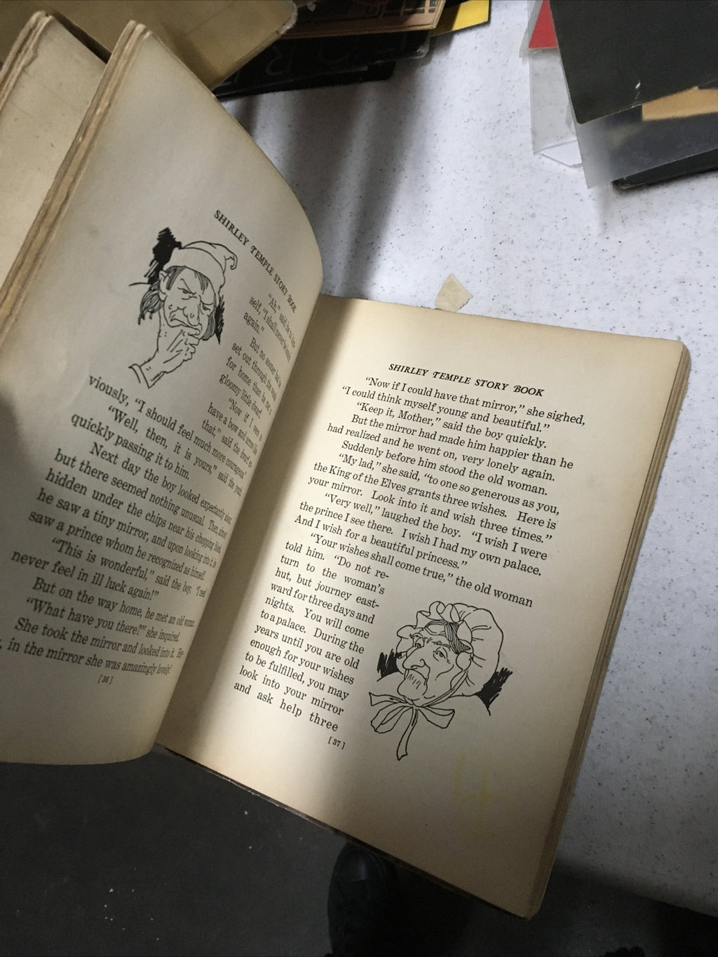 Vintage Sherley Temple's Storybook, 1958, hardcover, Used Illustrated7