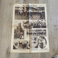 1919 antique NEW YORK TIMES rotogravure PARADE WWI SHIPS ADS FASHION0