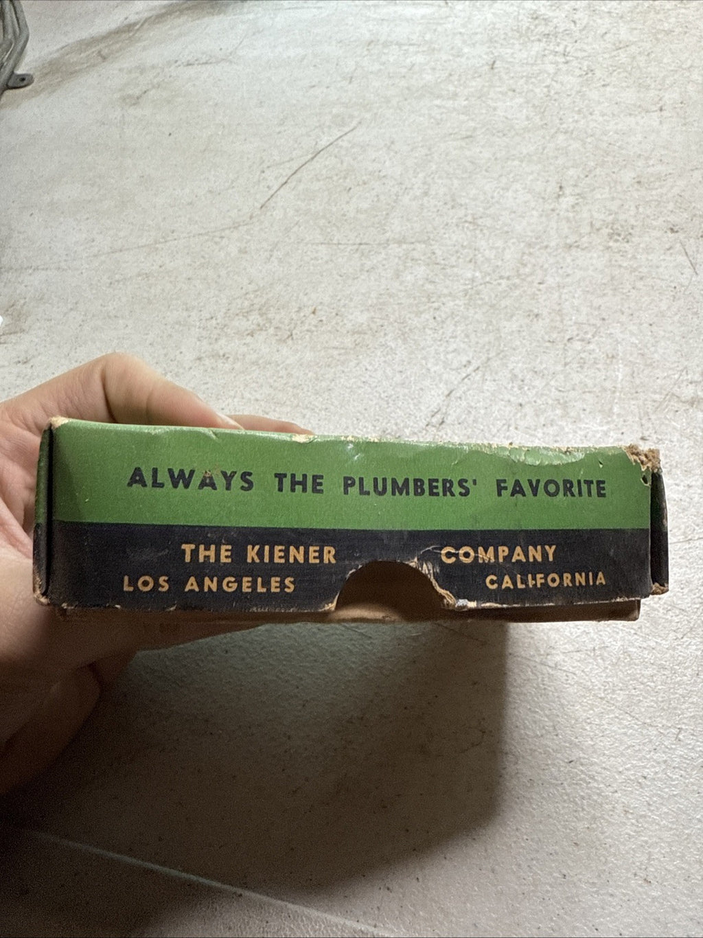 Vintage E-16 0-300 Lbs. Water Test Gauge By The Kiener Company New In Box.10