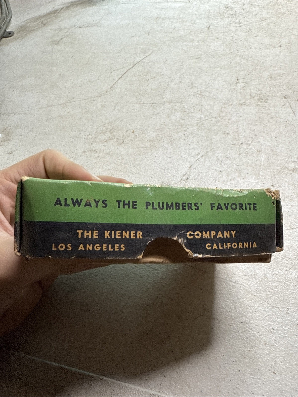 Vintage E-16 0-300 Lbs. Water Test Gauge By The Kiener Company New In Box.10