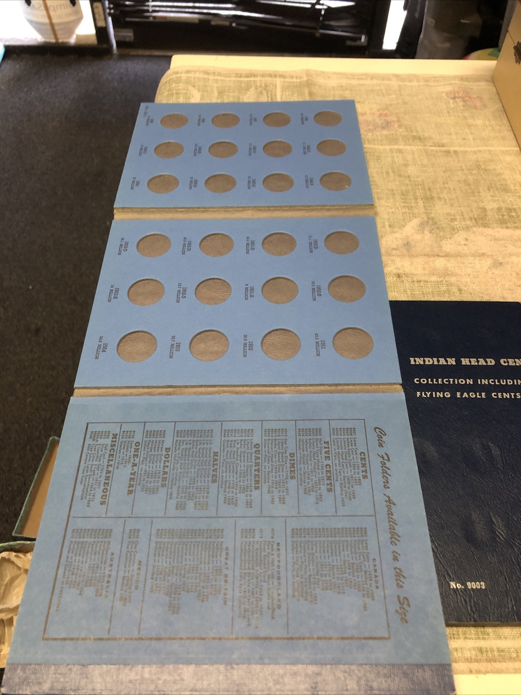 Whitman Lot Of 3 Collection Empty Coin Album Book4