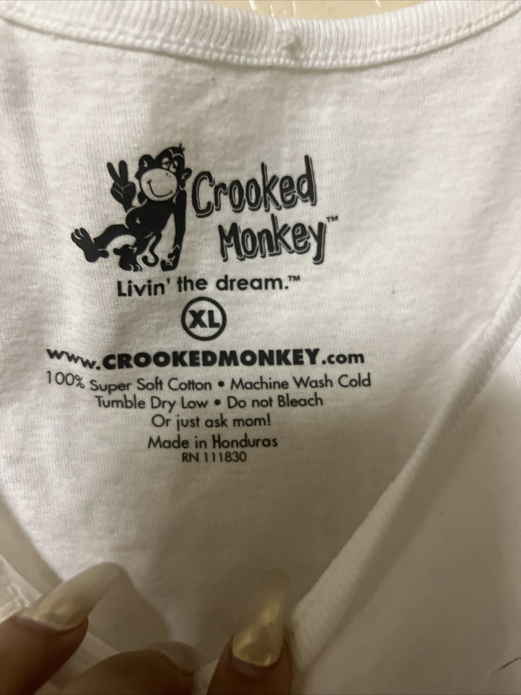 Men’s I Love Beer Pong Crooked Monkey XL Tank Top College Shirt 1