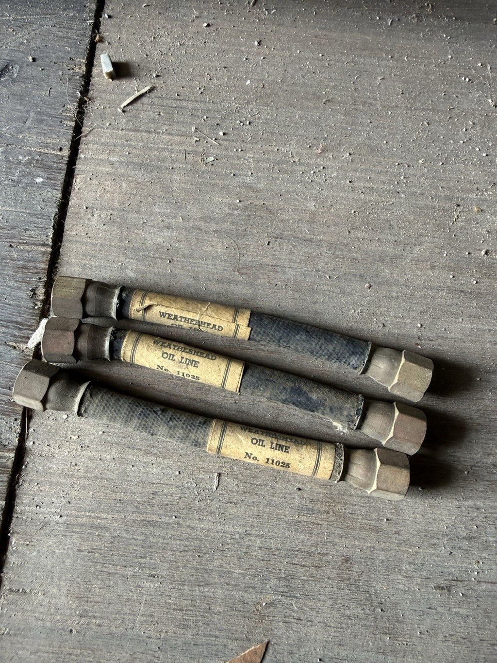NOS Vintage Weatherhead 11025 Flexible Oil Line Hose Lot of 3 Chrysler Dodge GM2