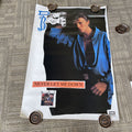 #154 1987 David Bowie Original Record Store Promo Poster Never Let Me Down 24x360