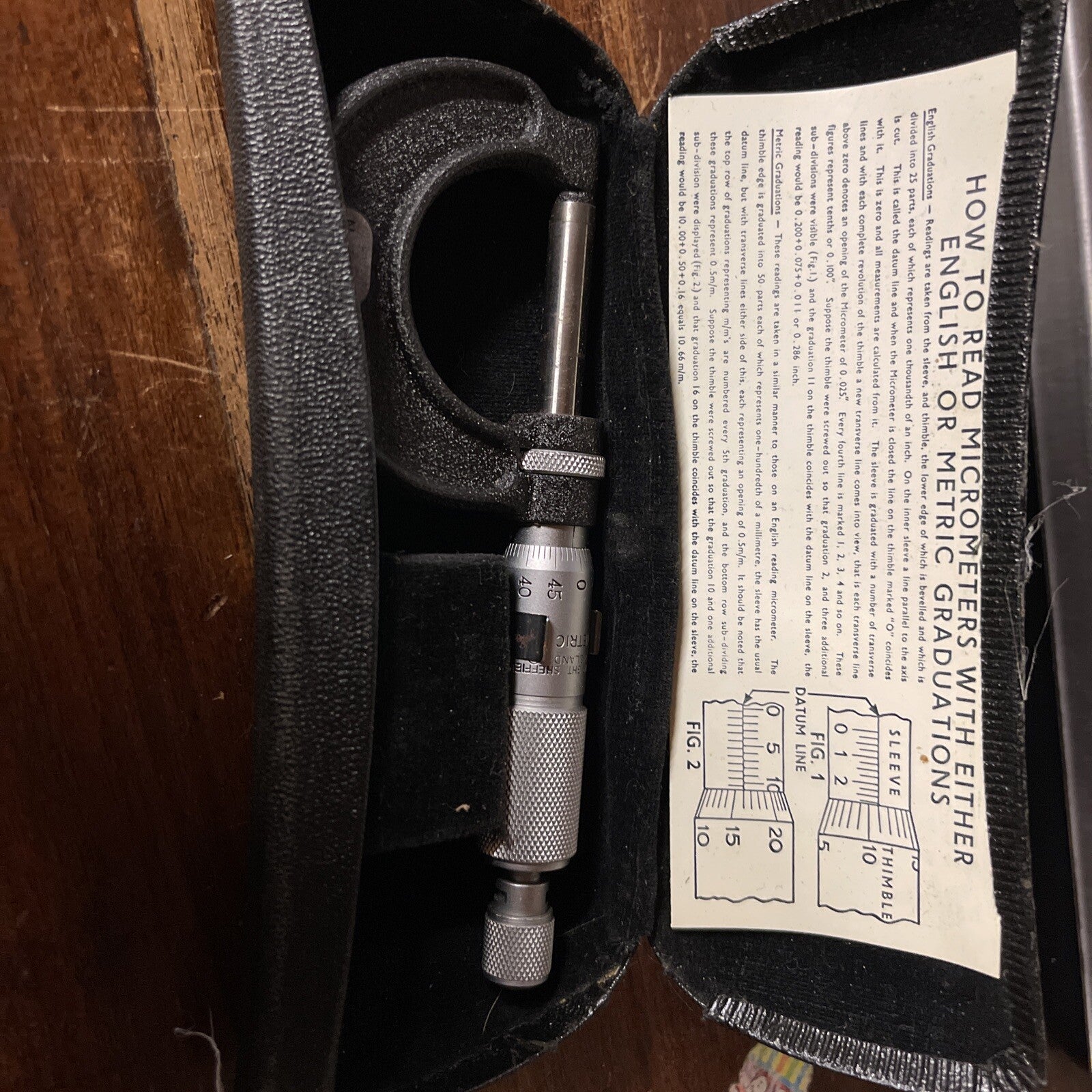 Moore & Wright No. 965m micrometer sheffield0