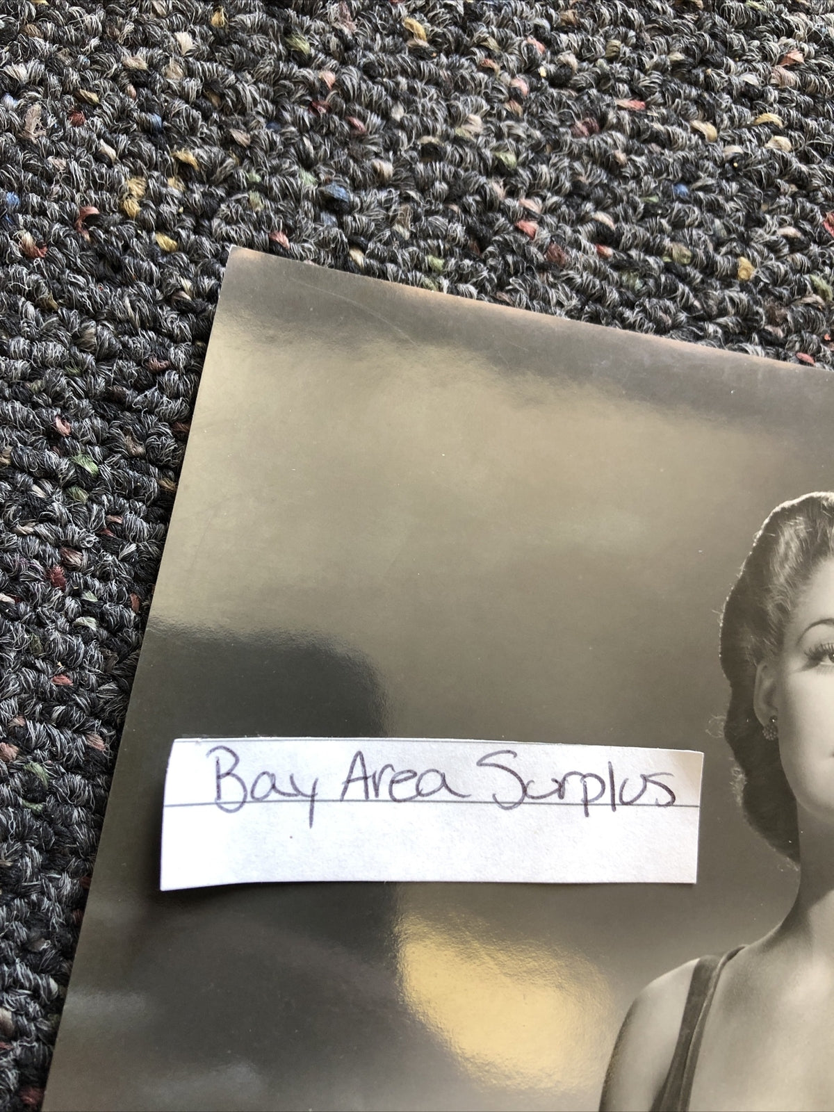 Vintage Rare Original Unpublished Photo Of ANN SHERIDAN Glamour Photograph 8”x7”1