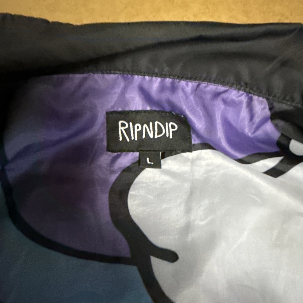RipnDip Must Be Nice Windbreaker Jacket Size L Lightweight Streetwear Coat4