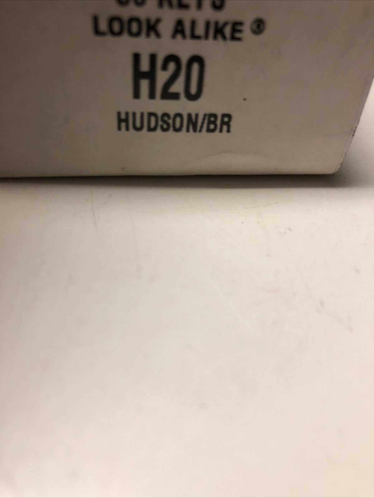 20 Blank Keys - Look Alike H20 Hudson/BR1