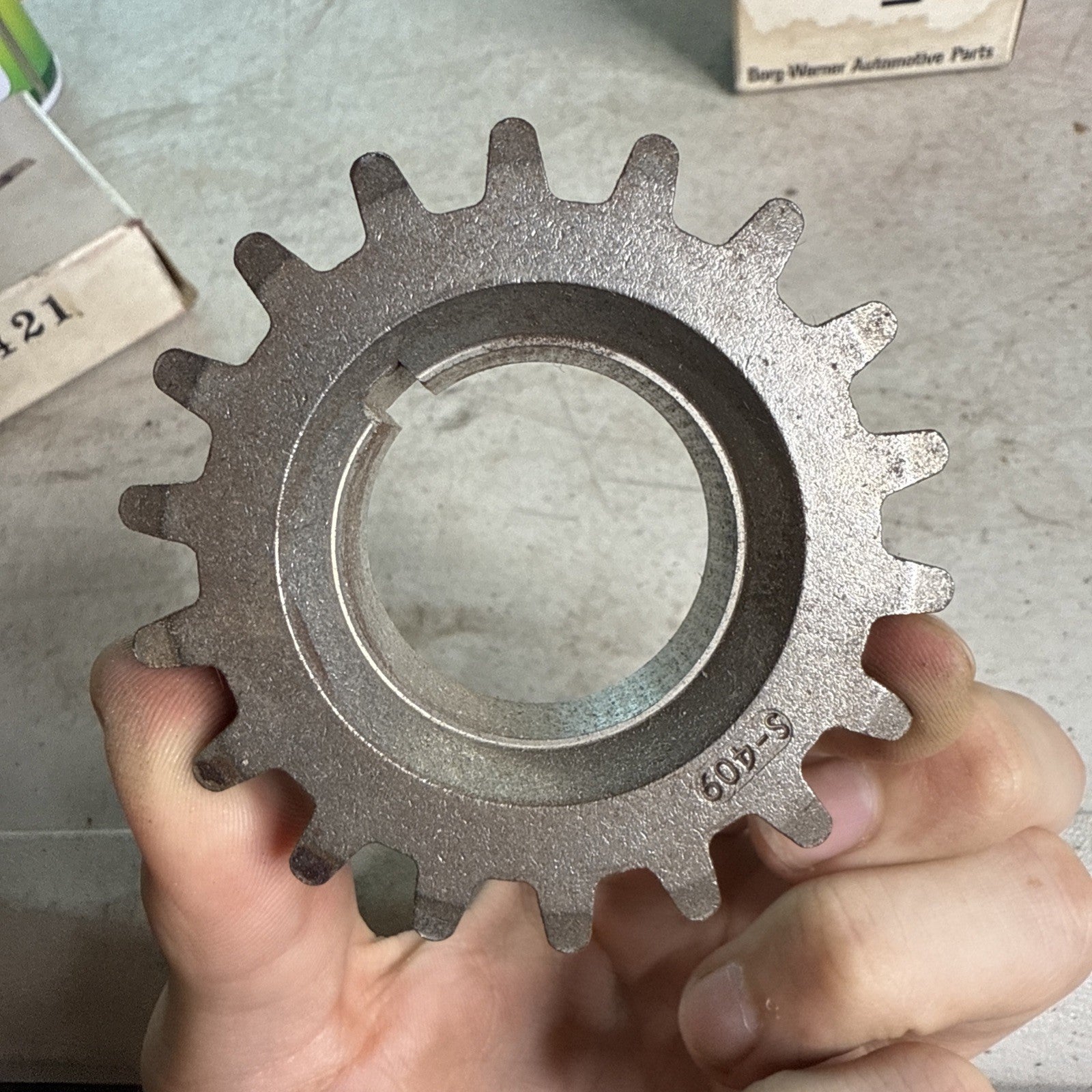 NOS Borg Warner  S-421 Automotive Parts Timing Gear Sprocket Vintage OEM2