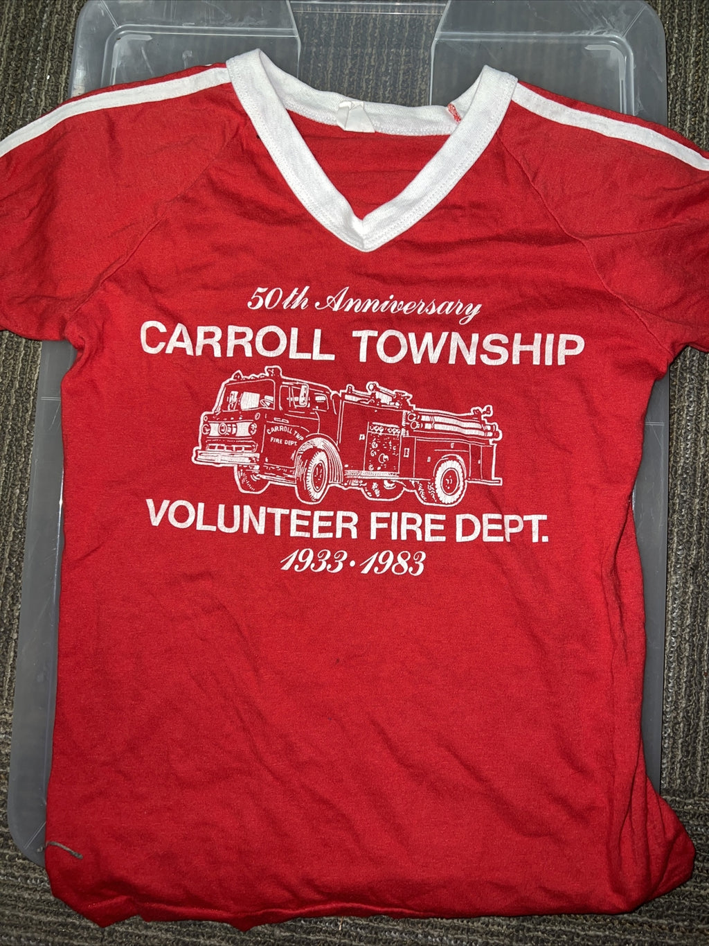 Carroll Township Volunteed Fire Dept Shirt Size Small0