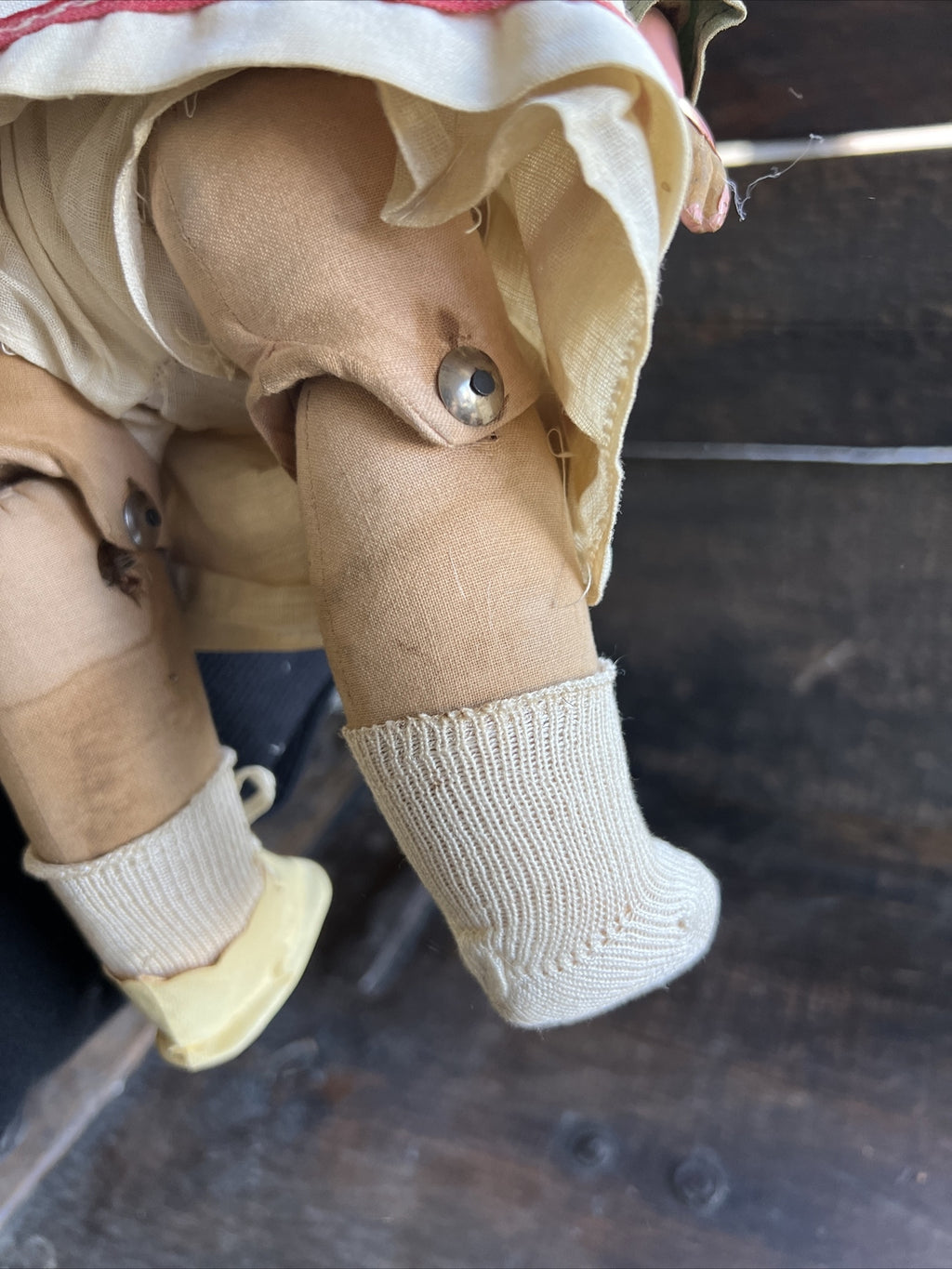 13.5” Antique Rare “Campbell Kid 1910” ! Comp And Cloth Jointed Body7
