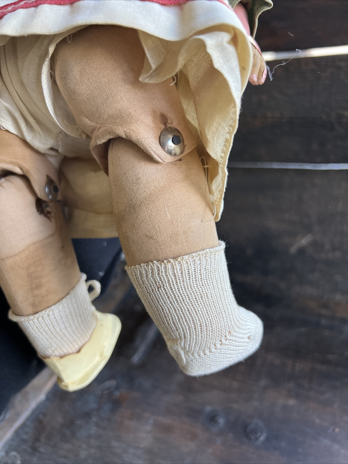 13.5” Antique Rare “Campbell Kid 1910” ! Comp And Cloth Jointed Body7