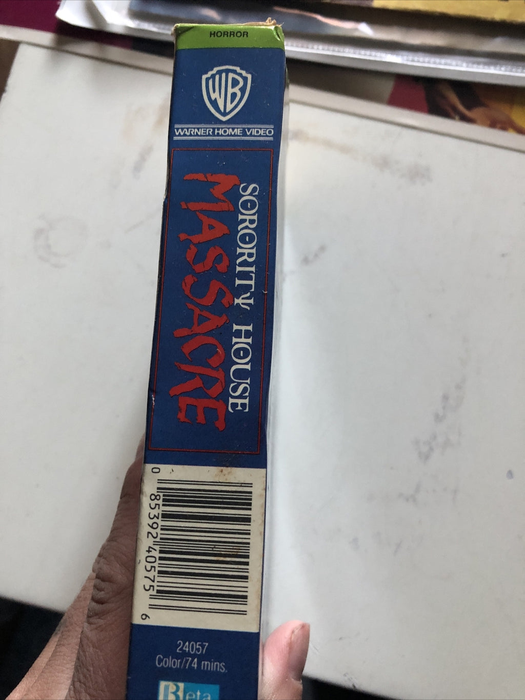 SORORITY HOUSE MASSACRE BETA TAPE NOT VHS WARNER VIDEO 80'S SLASHER HORROR1