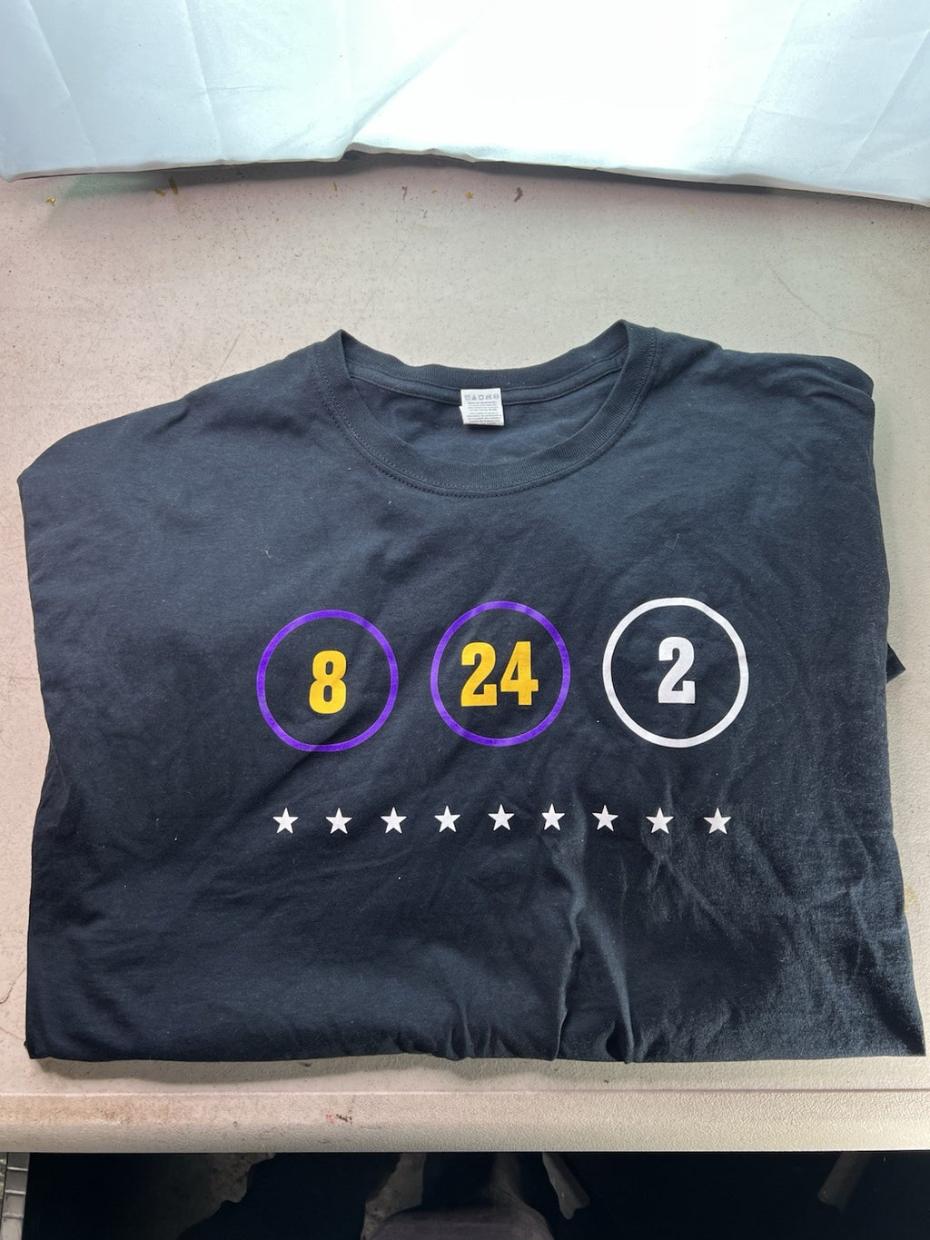 Kobe Bryant Gigi Los Angeles Lakers x Warriors Chase Center SGA Shirt Sz XL1