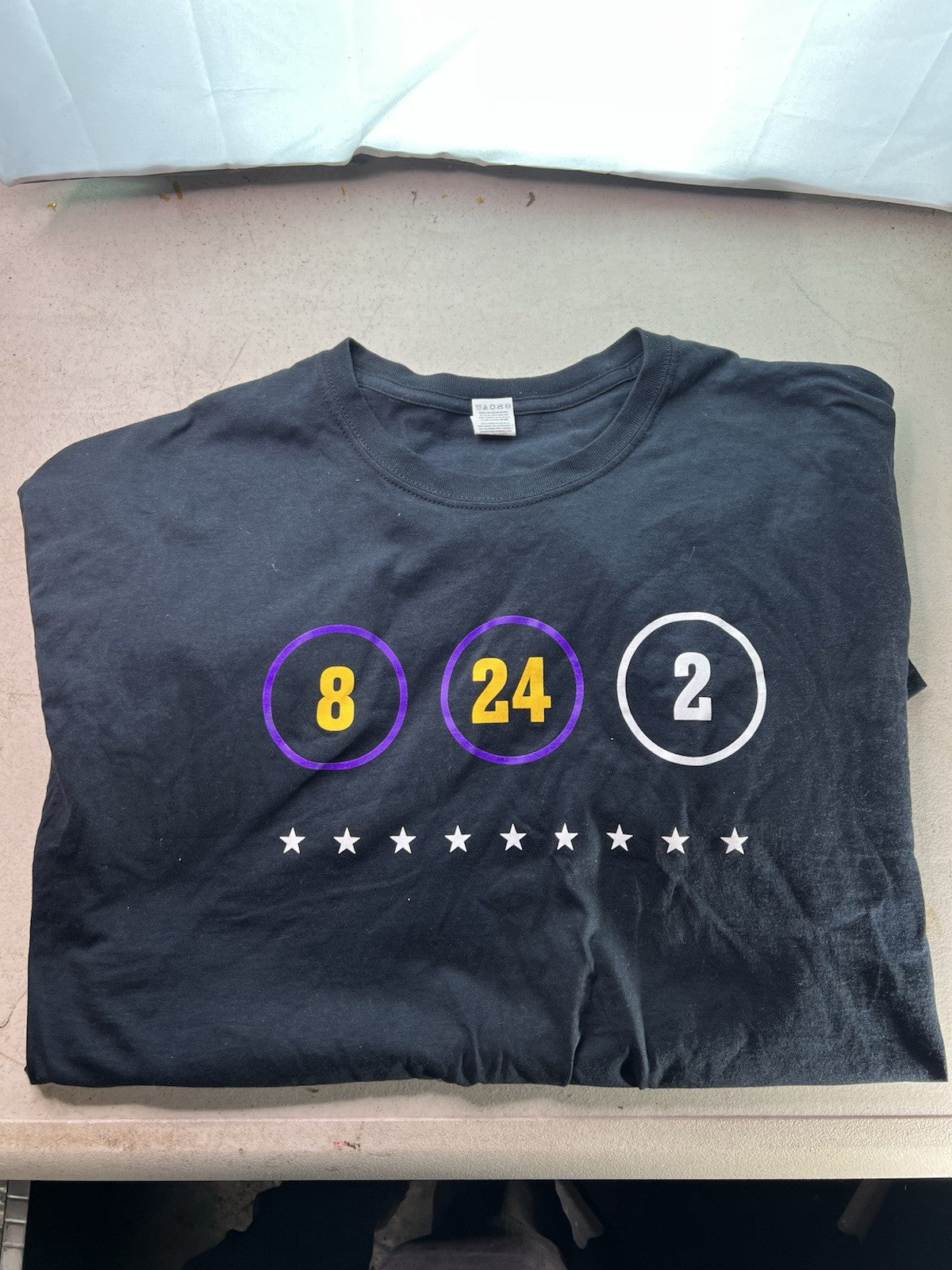 Kobe Bryant Gigi Los Angeles Lakers x Warriors Chase Center SGA Shirt Sz XL1