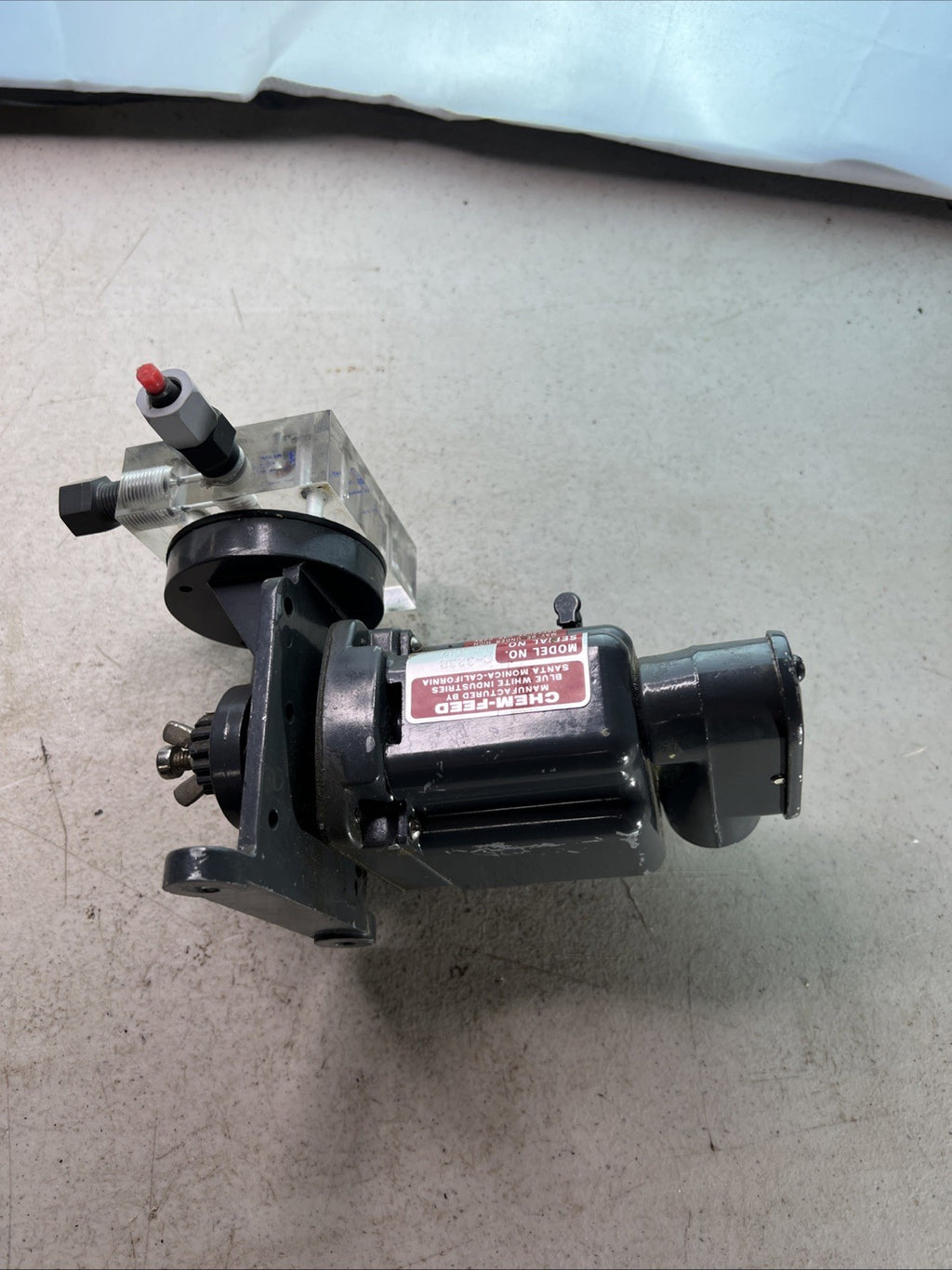 Blue White Chem-Feed Pump C-3233 Santa Monica CA4