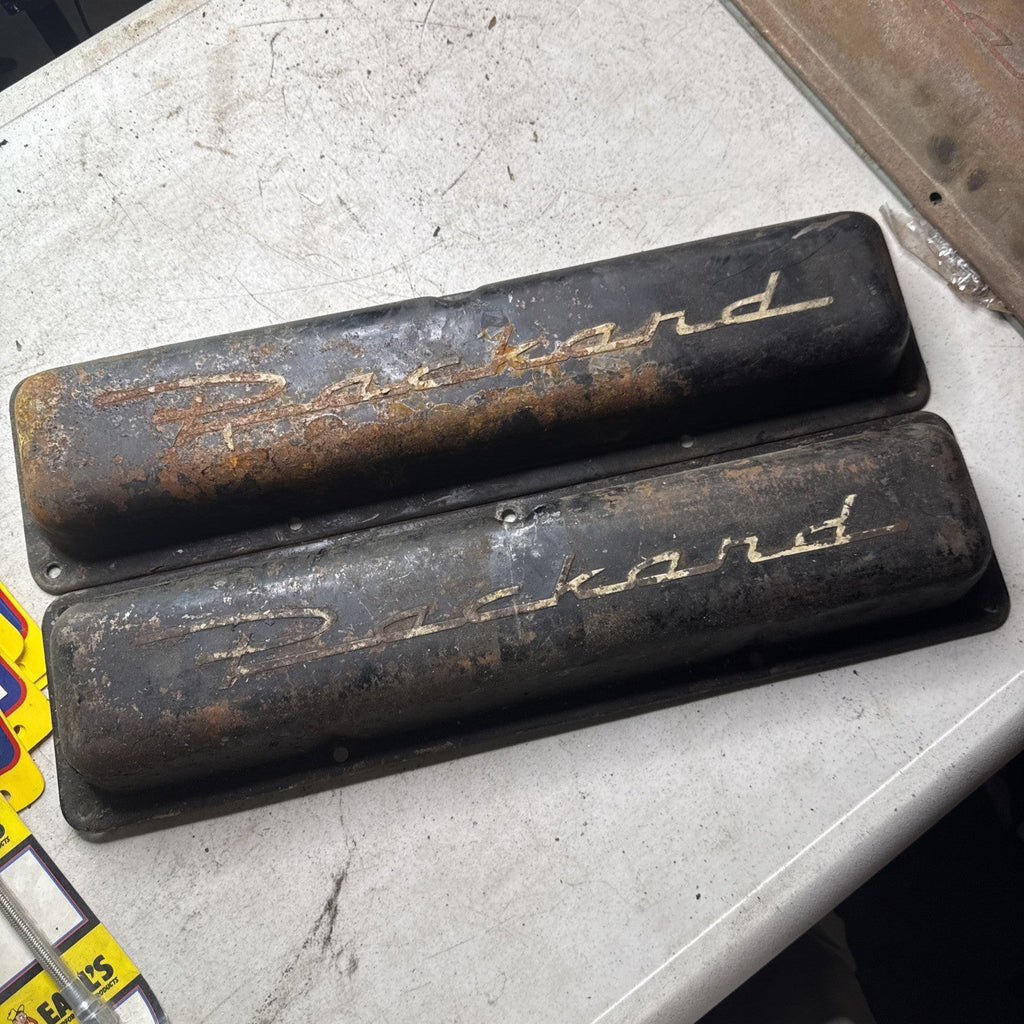 Vintage Packard Valve Cover – Pair – Original – Rat Rod scta0