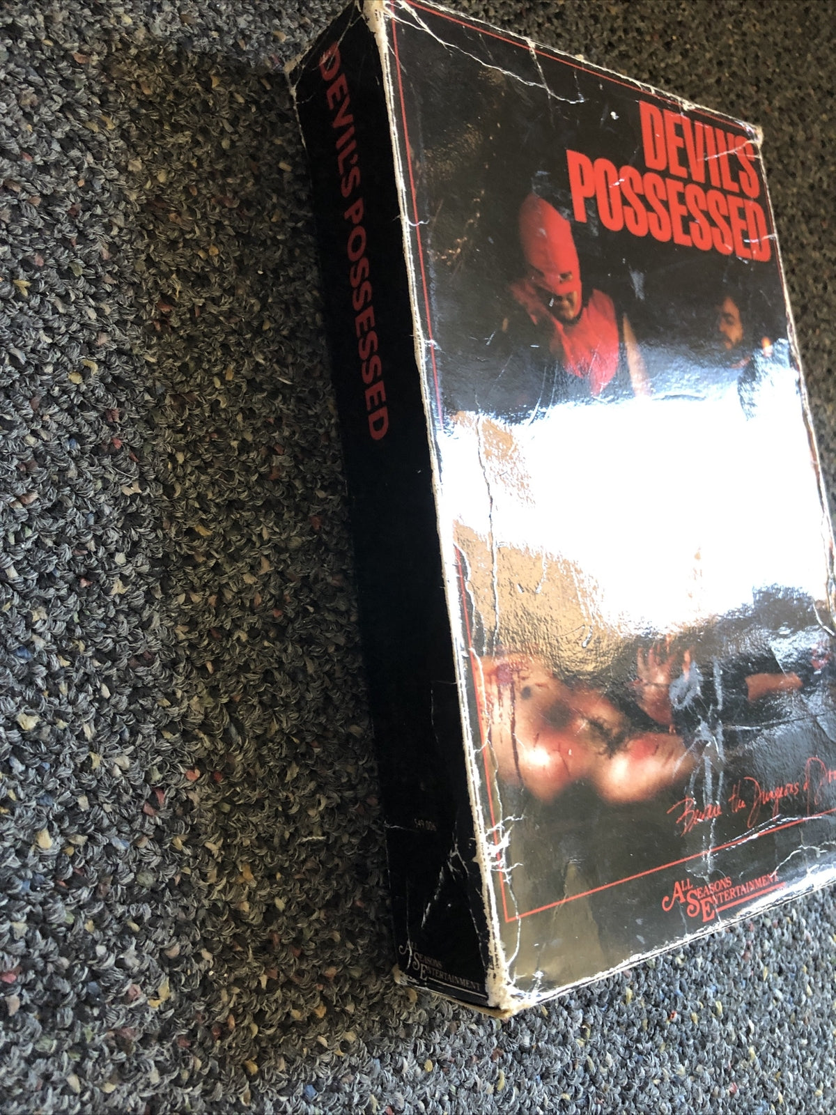 Devil's Possessed - (VHS,1986) Rare - Big Box Horror Gore4