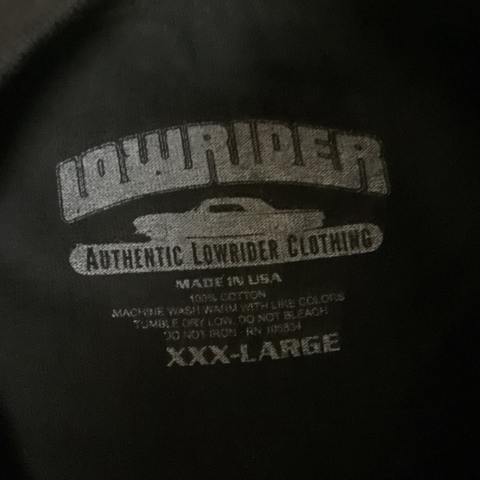 Authentic Lowrider Clothing Tee Shirt Size XXXL San Fransico Lowrider council2