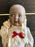 Vintage German 13” Kestner Repro 165 GOOGLIE EYES Cute Doll No Hair0