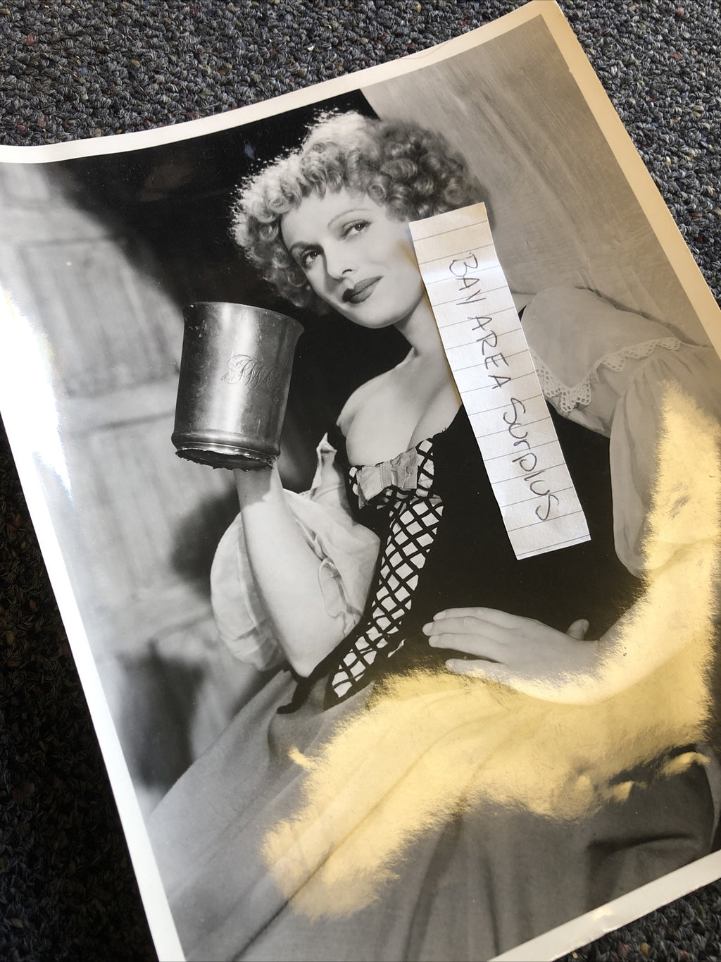Rare Vintage Original Photo Of ANN NEAGE 10”x7.5” Black/White Candid6