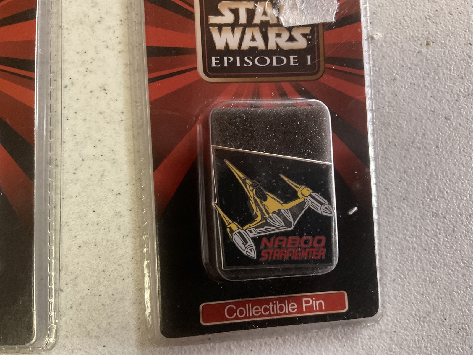 Vintage Star Wars Episode 1 Pins Lot Of 4 Sealed2
