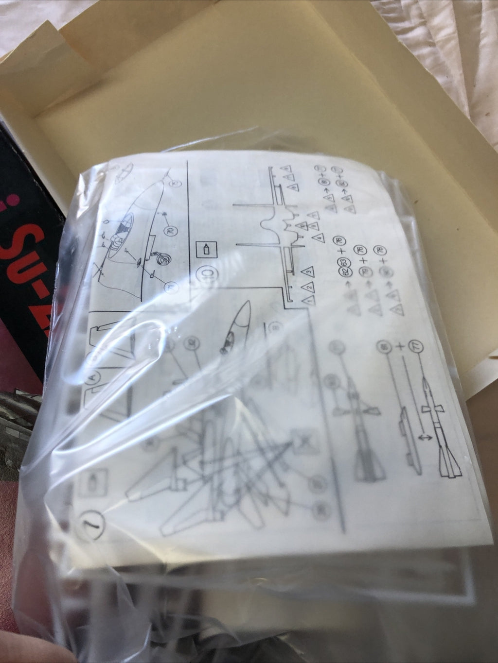 Vintage NAKOTNE 1/72 Sukhoi Su-27 Flanker Plastic Model Kit4