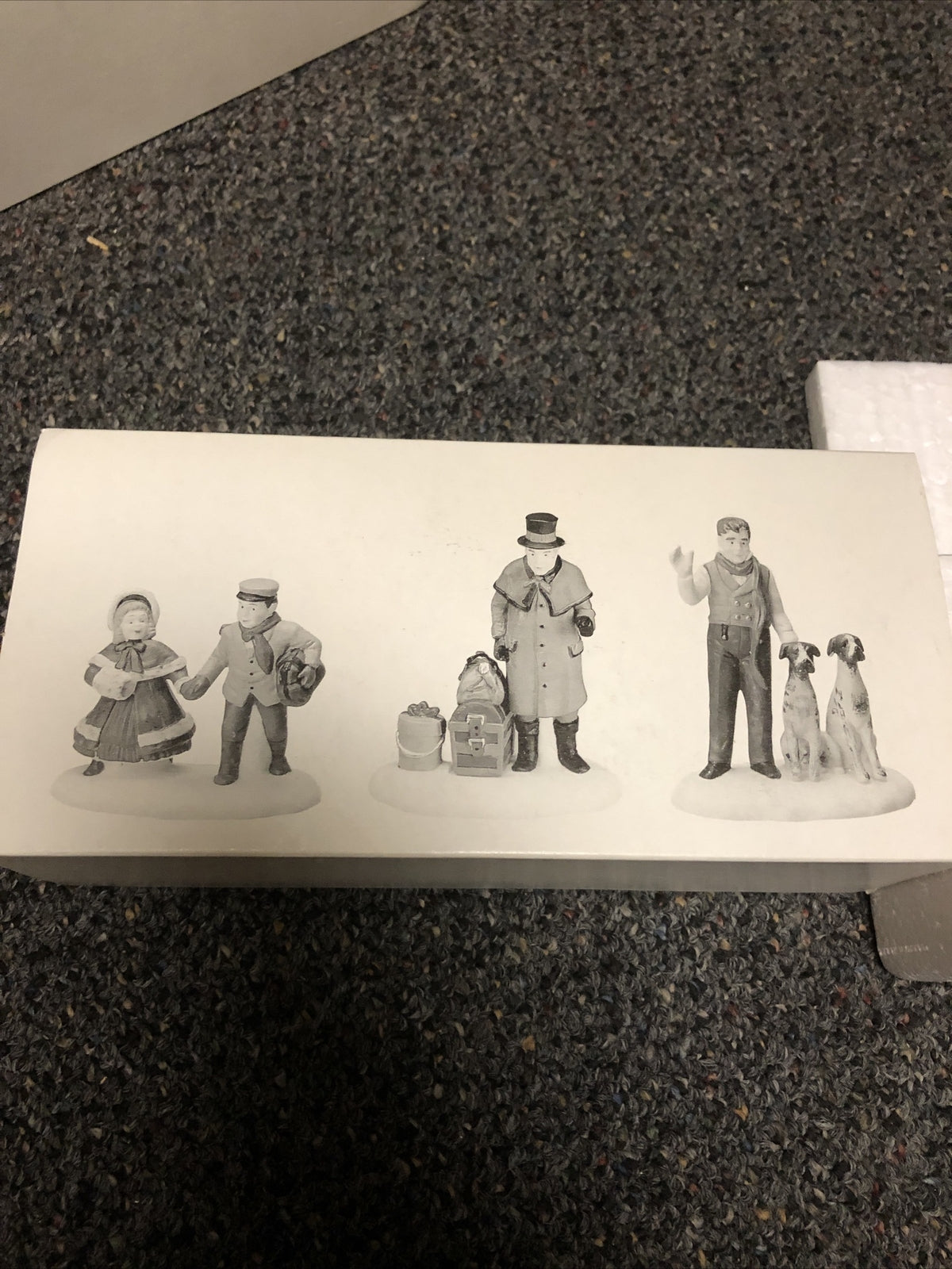 Dept 56 Dickens Village Vision of a Christmas Past Set of 3 New In Original Box1