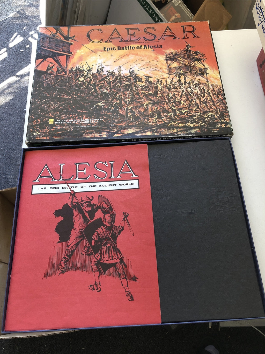 Avalon Hill 1976 : CAESAR wargame- Epic Battle of Alesia0