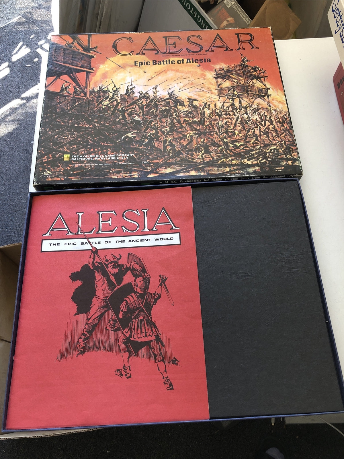 Avalon Hill 1976 : CAESAR wargame- Epic Battle of Alesia0