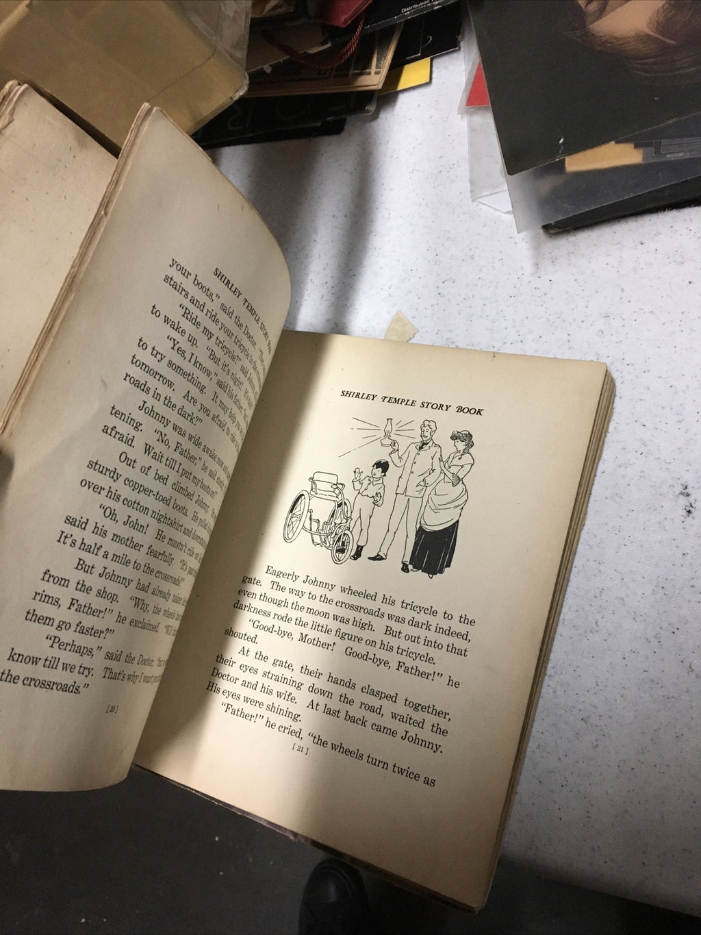 Vintage Sherley Temple's Storybook, 1958, hardcover, Used Illustrated8