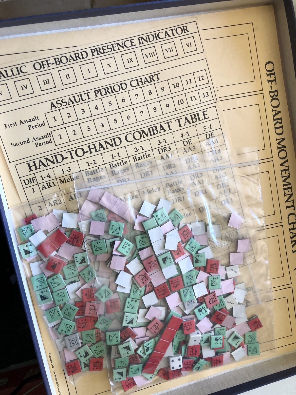Avalon Hill 1976 : CAESAR wargame- Epic Battle of Alesia3