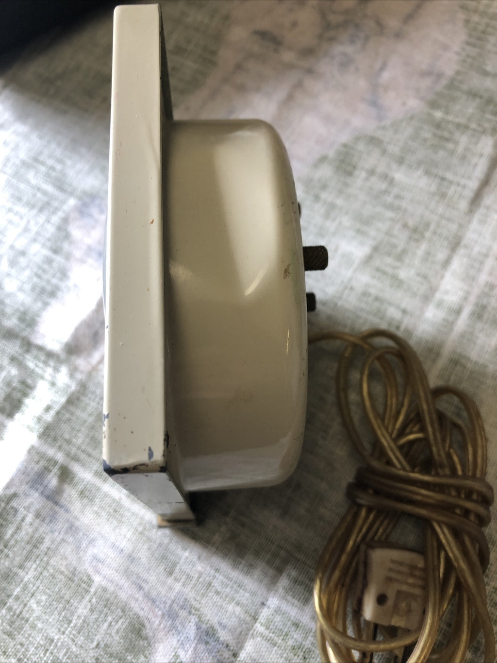 Vintage Westclox Logan Metal Electric Alarm Clock 1948 WORKS3